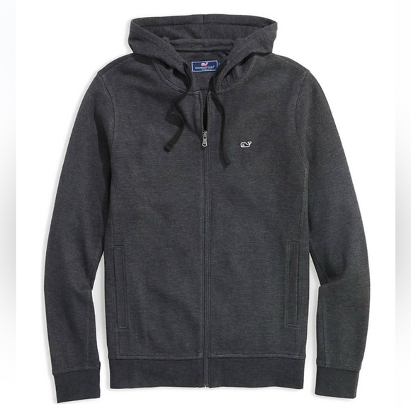 Vineyard Vines Saltwater Full Zip Hoodie - Picture 1 of 4